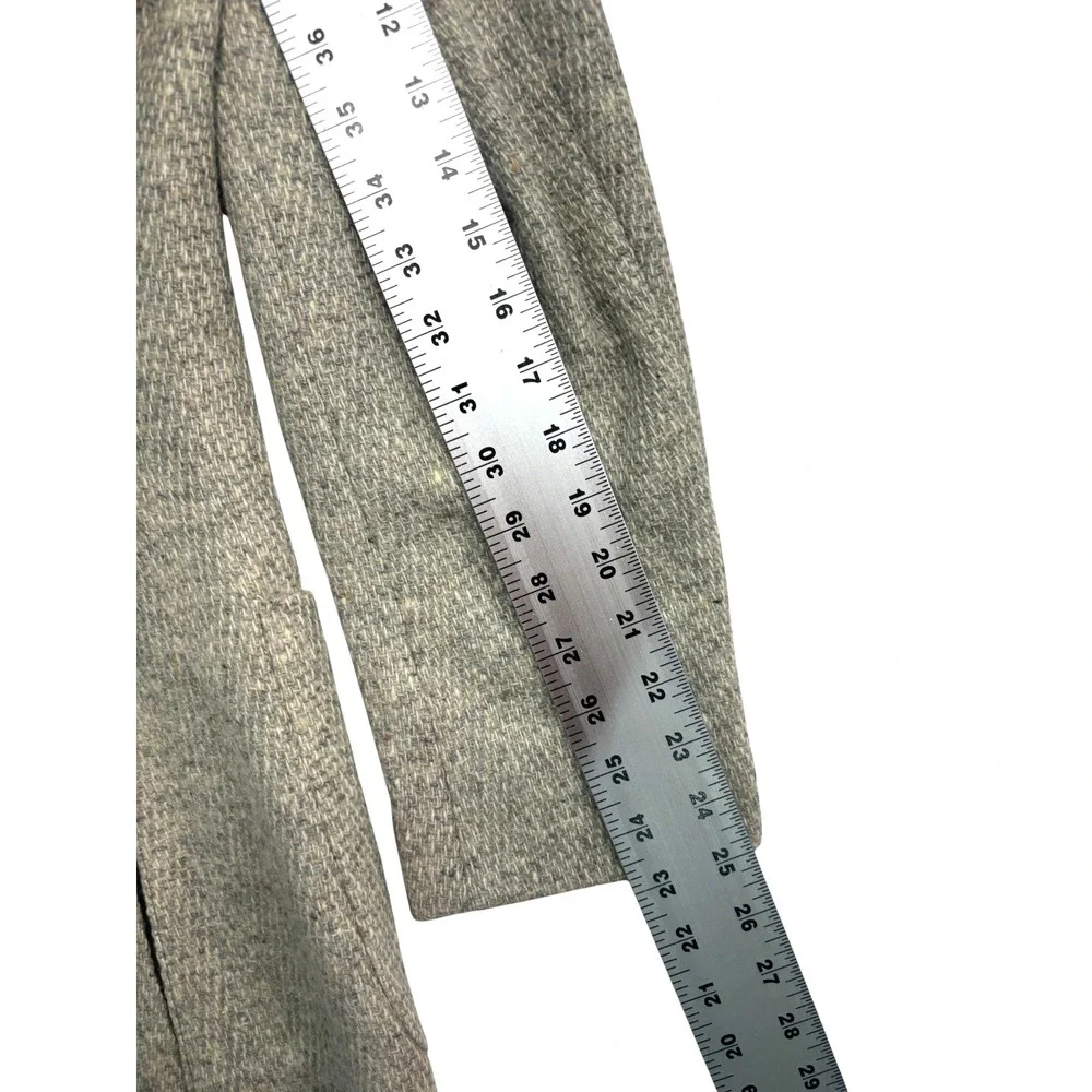 vtg Daniel Hechter 38R Gray Tweed Blazer Jacket Sport Suit Coat 100%‎ Wool